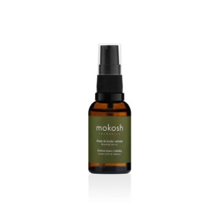 Mokosh Baard- en haarolie Groene koffie met tabak 30 ml