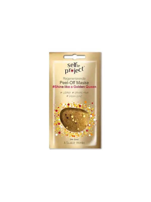 Selfie Project Regenerating Face Mask Peel-off Shine Like a Golden Queen 12 ml