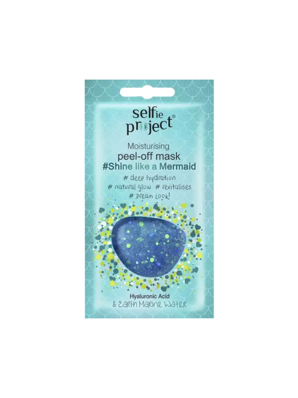 Selfie Project Moisturizing Face Mask Peel-off Shine Like a Mermaid 12 ml