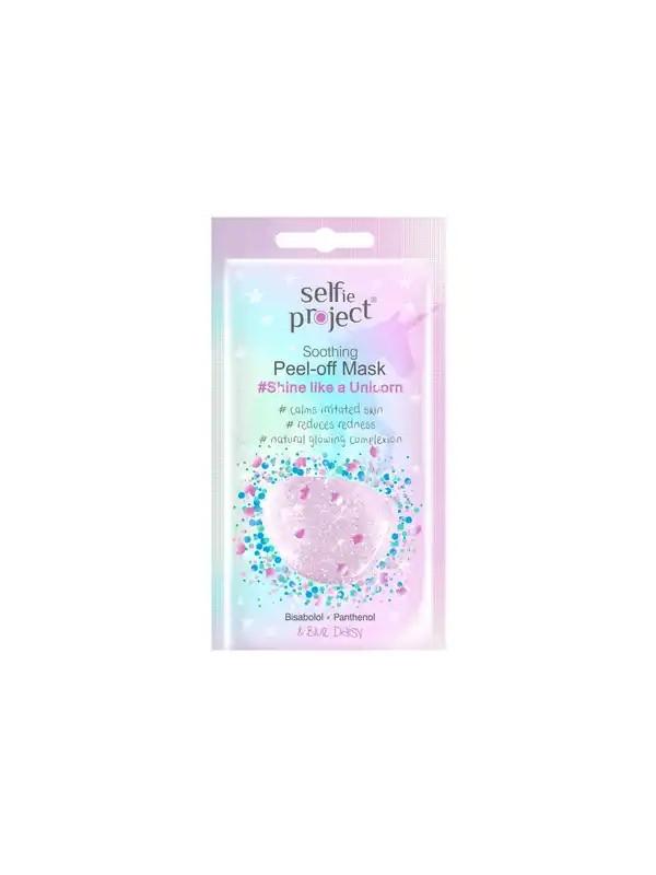 Selfie Project rustgevend Peel-off gezichtsmasker Shine Like a Unicorn 12 ml