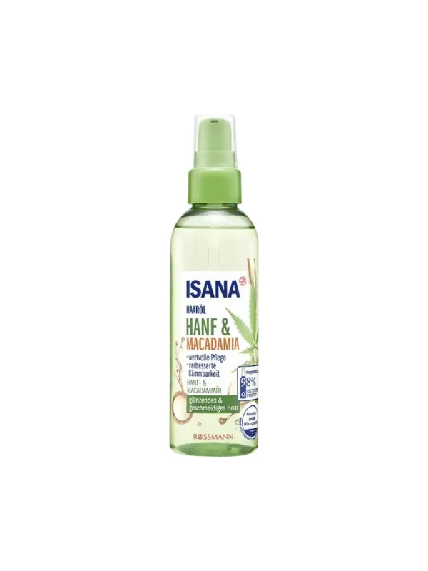 Isana Hemp and Macadamia Hair Oil 100 ml