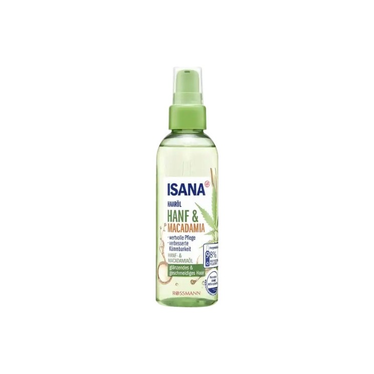 Isana Hemp and Macadamia Hair Oil 100 ml