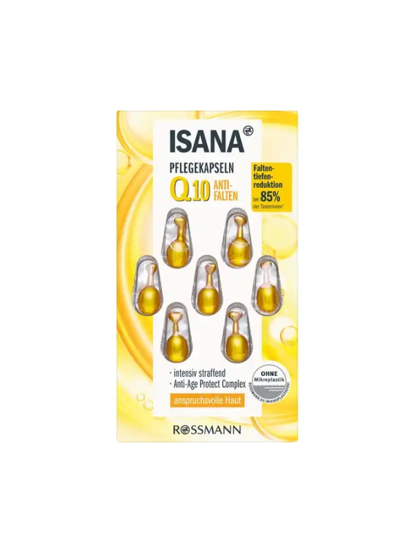 Isana Anti-rimpel verzorging capsules Q10 7 x 0,38 ml