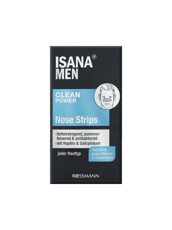 Isana Men Clean Power Neusstrips 3 Stuks