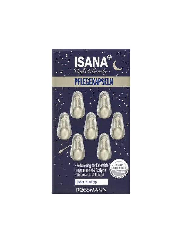 Isana Night & Beauty capsules 7 x 0,38 ml