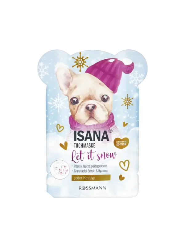 Isana Sheet face mask Let it Snow 1 piece