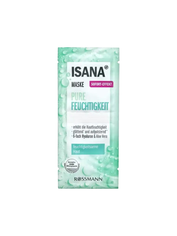 Isana Pure Hydraterende Gezichtsmasker 2 x 8 ml