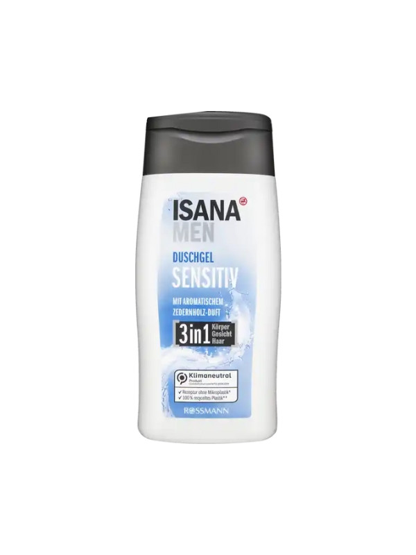 Isana Men 3in1 Douchegel Sensitiv 300 ml