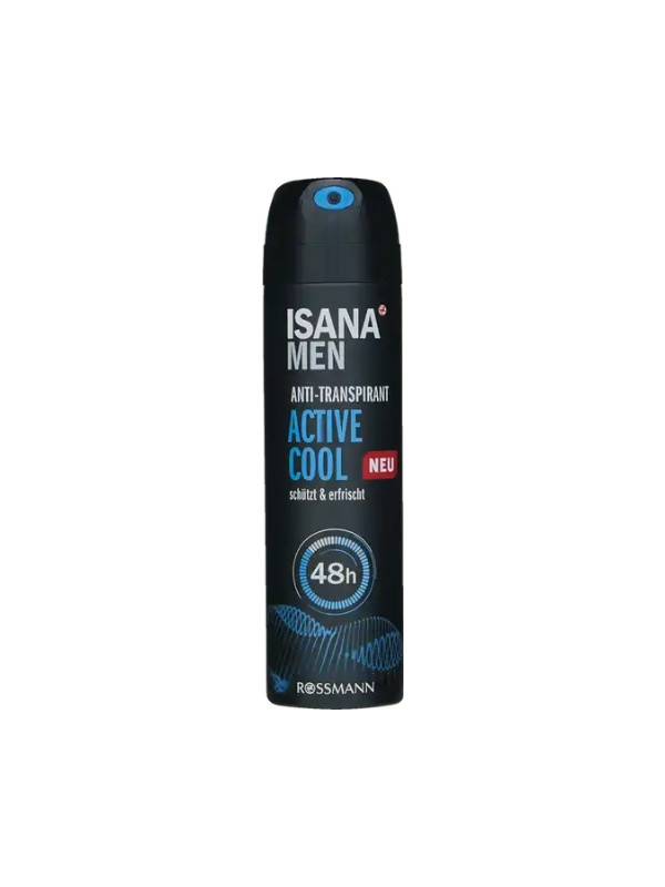 Isana Men Anti-transpirant spray voor mannen Active Cool 150 ml