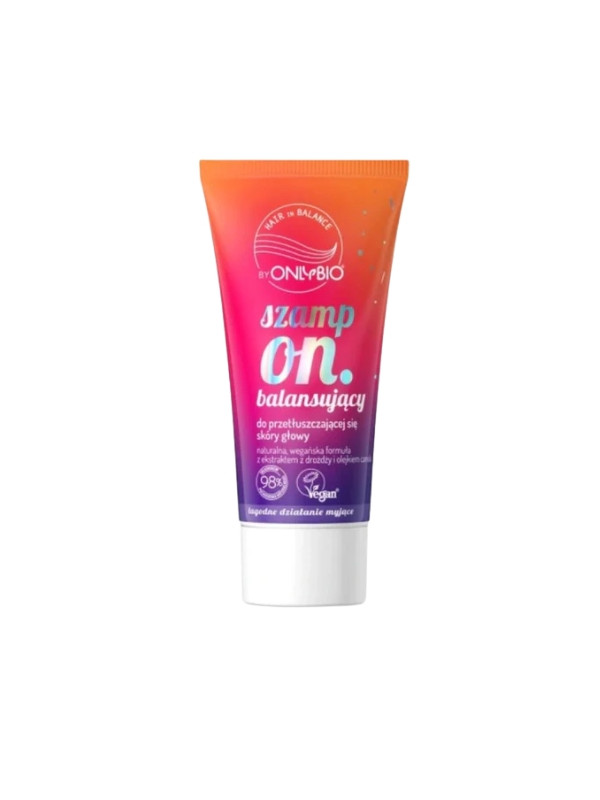 ONLYBIO Hair in Balance Balancing shampoo for oily scalp Travel Size 50 ml