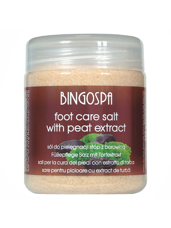 Bingospa Salt for foot care with mud 550 g