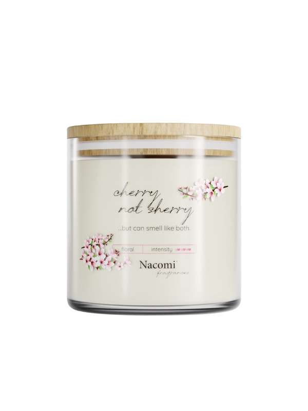 Nacomi Cherry not sherry soy candle 450 g