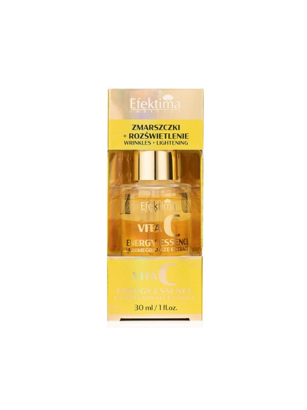 Efektima Vita C Energy Essence & Pomagrante Extract Biphasic Face Serum Rimpels + Verhelderend 30 ml