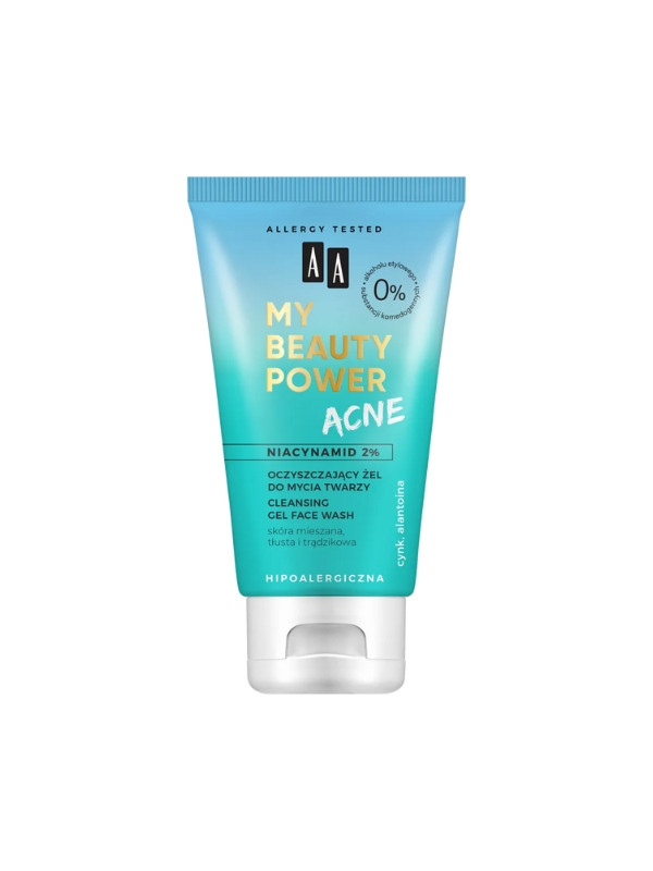 AA My Beauty Power Acne reinigende gezichtswasgel 150 ml