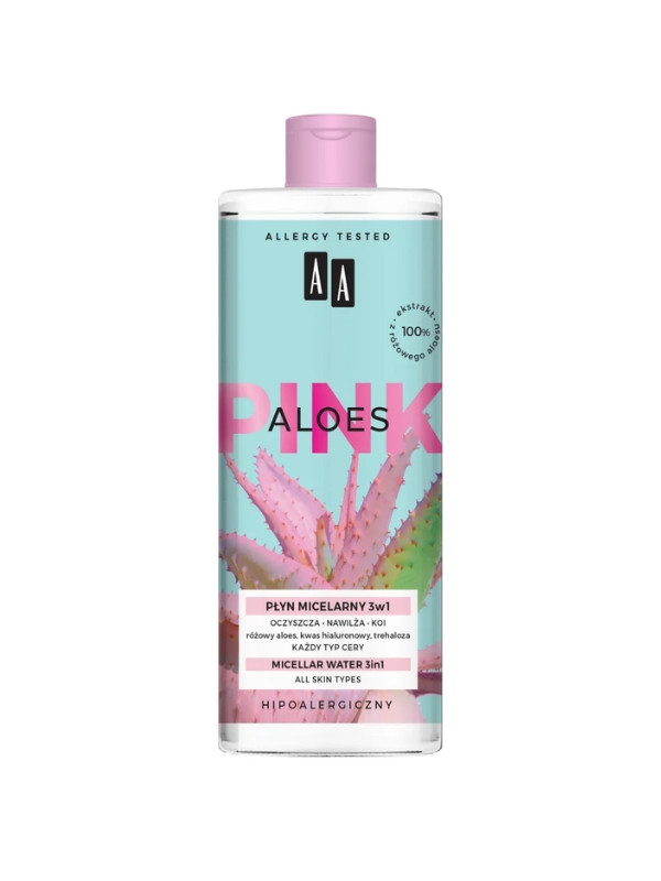 AA Aloe Pink Micellar liquid 3in1 400 ml