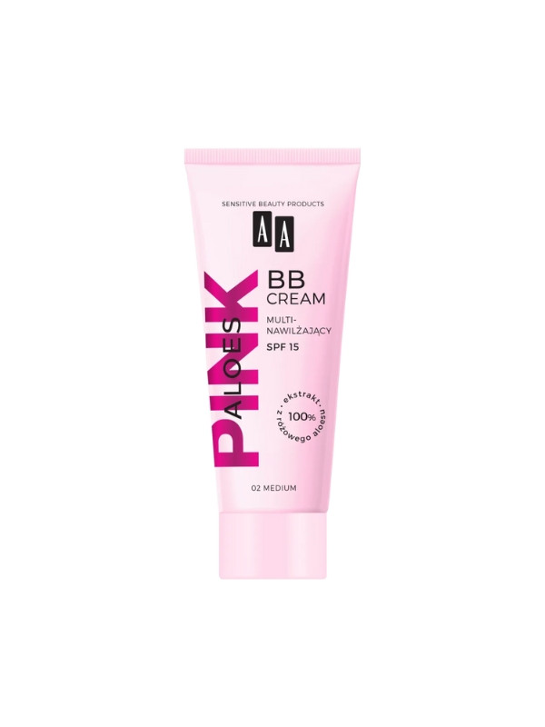 AA Aloë Pink multi-hydraterende gezichtscrème BB SPF15 /02/ Medium 30 ml