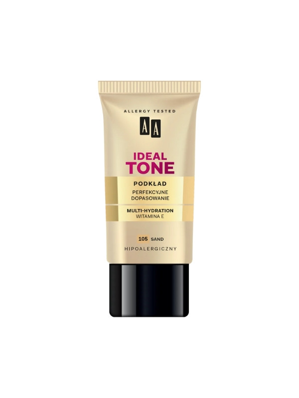 AA Make Up Ideal Tone Perfect match foundation /105/ Sand 30 ml