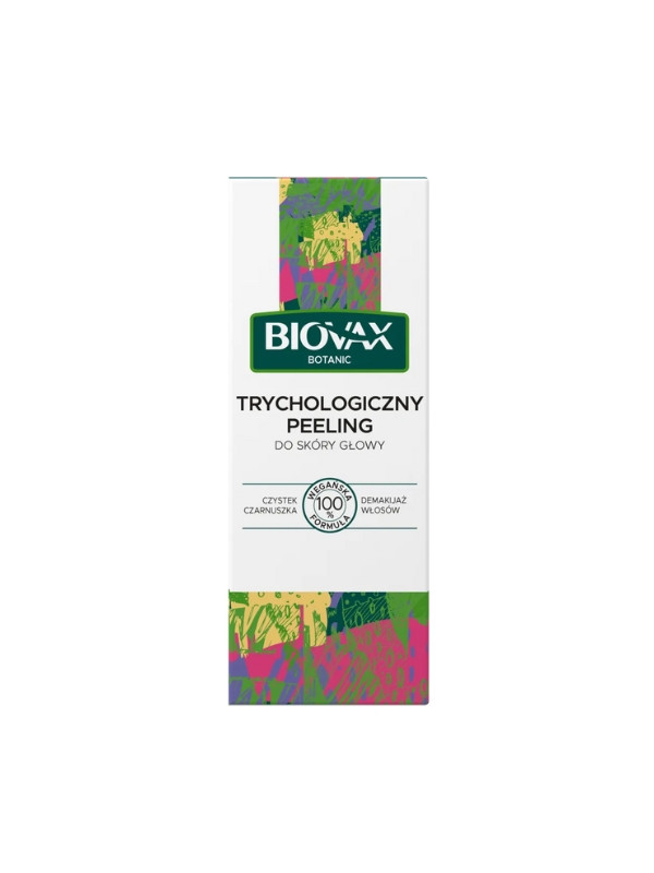 Biovax Botanic Trichologische Peeling voor de hoofdhuid van Cistus en Nigella 125 ml