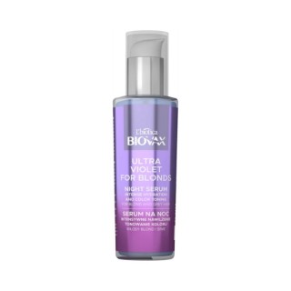 Biovax Ultra Violet intensively regulating Serum for blond and gray hair at night 100 ml