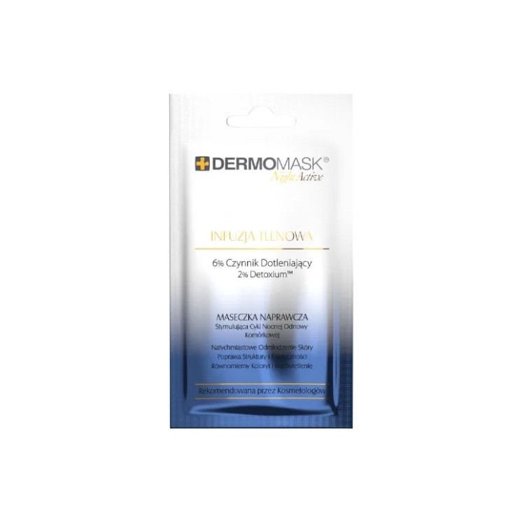 L'biotica Dermomask Night Acitve face mask Oxygen infusion 12 ml