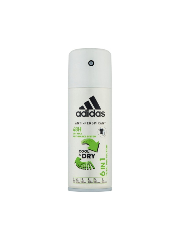 Adidas 6in1 Anti-transpirant spray voor heren 150 ml