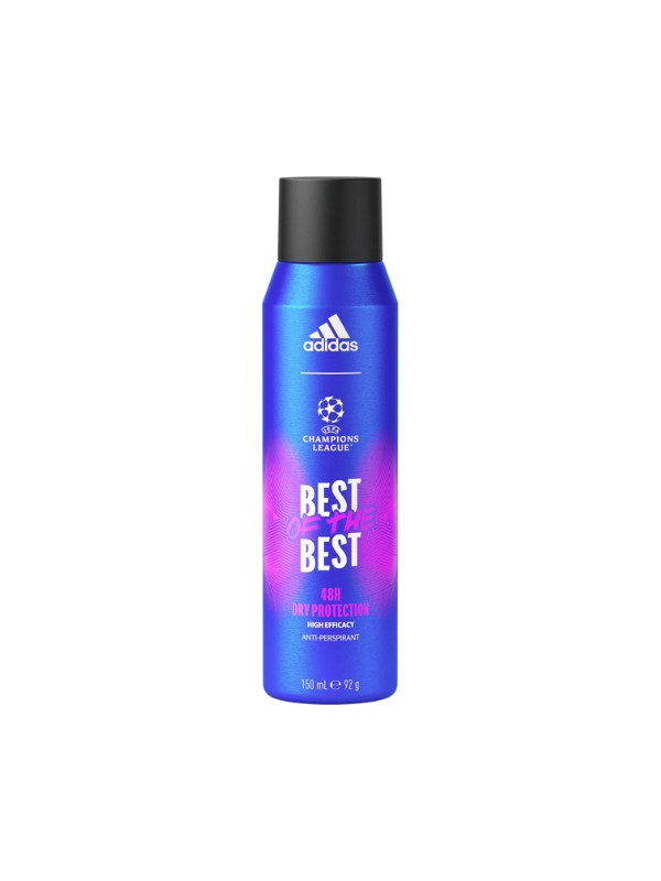 Adidas UEFA Best of the Best Anti-transpirant spray voor heren 150 ml