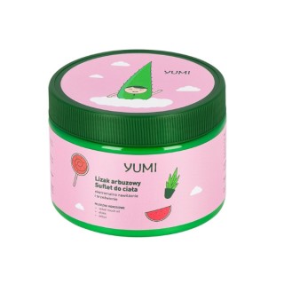 Yumi aloe body soufflé hydraterende en verfrissende Watermeloen Lollipop 300 ml