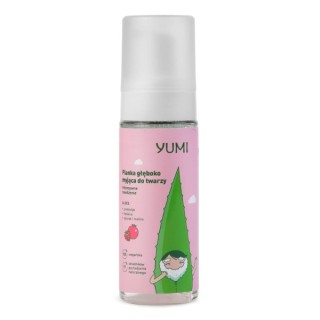 Yumi Deep cleansing face foam intensive hydration Raspberry and Pomegranate 180 ml