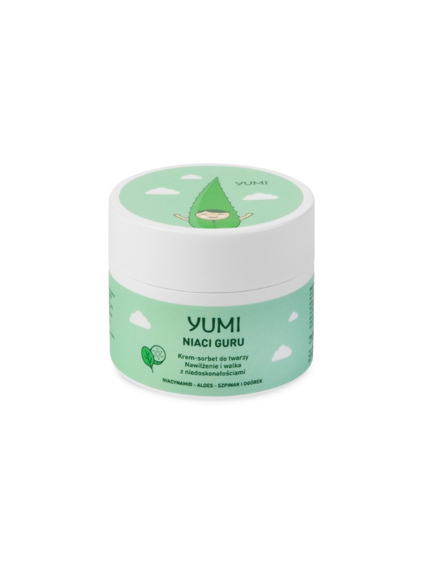 Yumi Niaci Guru Moisturizing face cream- sorbet Spinach-Cucumber 50 ml