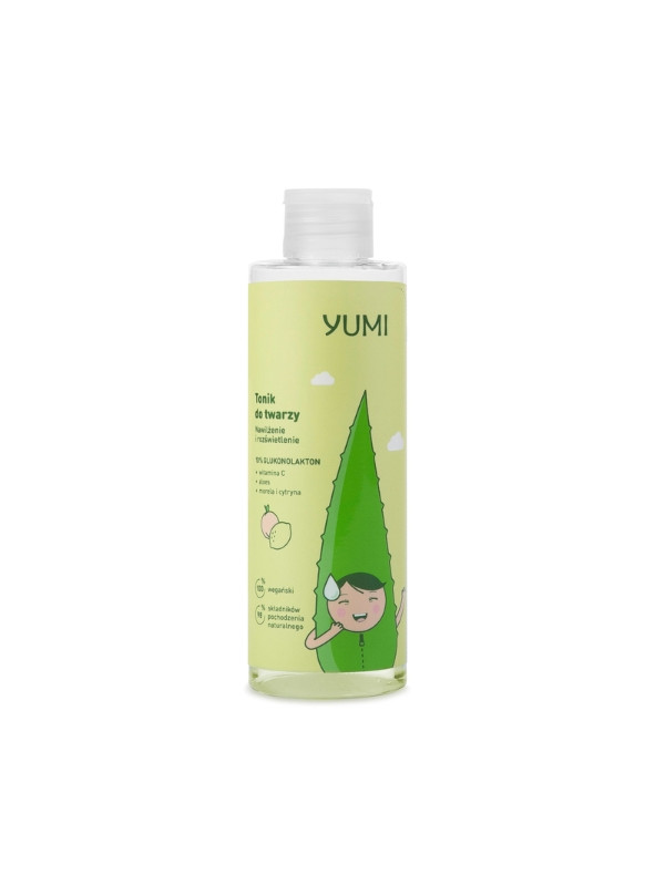 Yumi Face tonic hydraterende en verhelderende Abrikoos-Citroen 200 ml