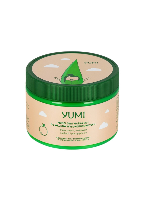 Yumi Abrikozen Masker voor Hoog Poreus Haar 300 ml