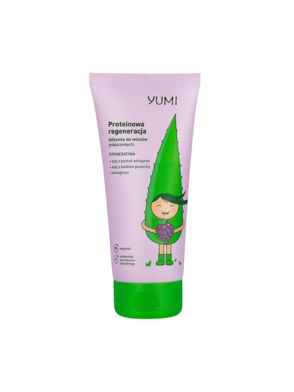 Yumi Protein regeneratie Conditioner voor beschadigd haar Druif 200 ml