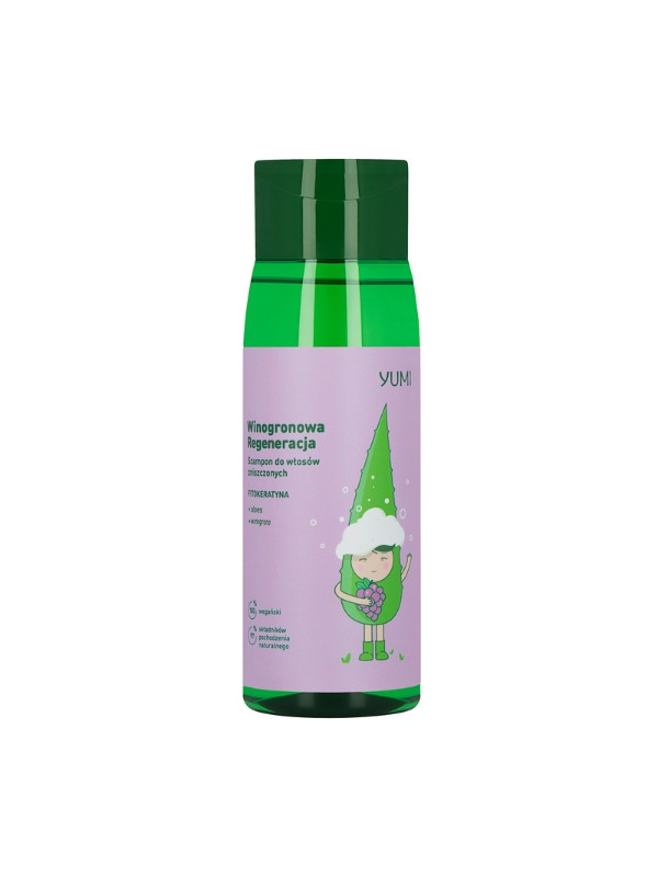 Yumi Shampoo voor beschadigd haar Grape regeneratie 300 ml