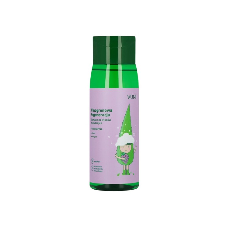 Yumi Shampoo voor beschadigd haar Grape regeneratie 300 ml