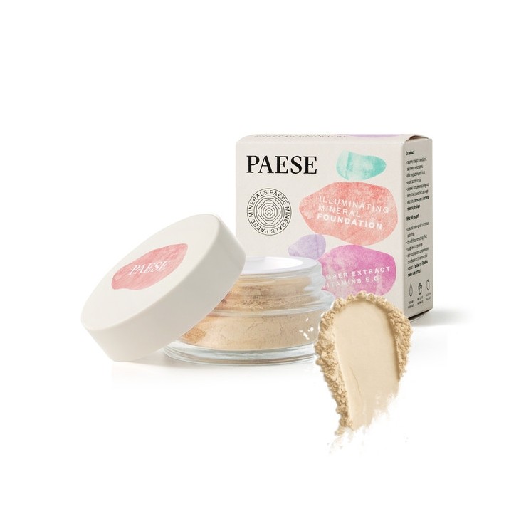 Paese Minerals verhelderende minerale foundation /200N/ Light Beige g