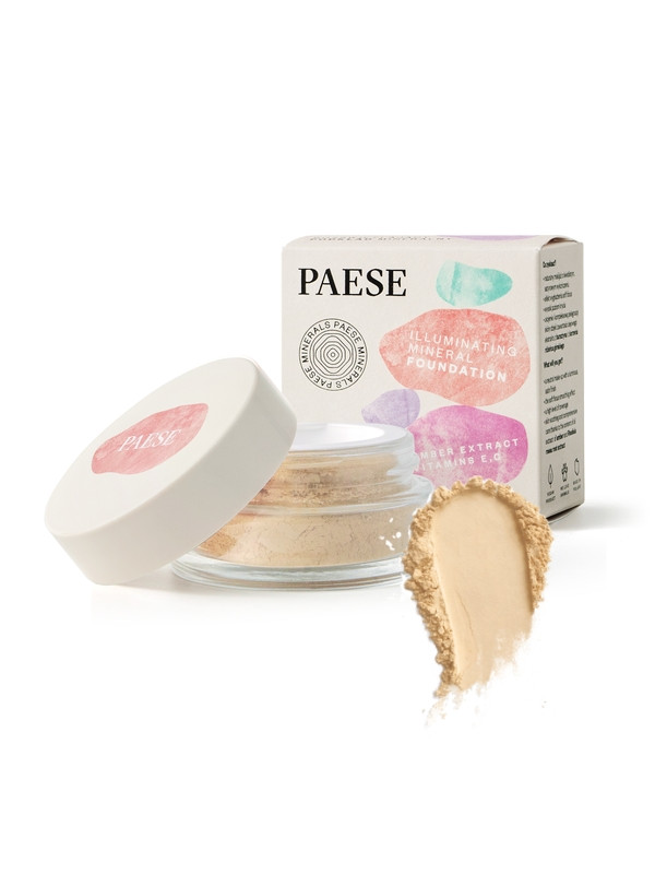 Paese Minerals Illuminating Mineral Foundation /201W/ Beige 7 g