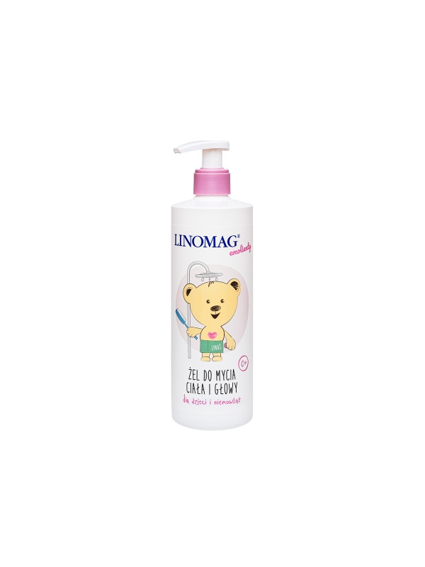 Linomag Lichaams- en hoofdwasgel voor kinderen en baby's 400 ml