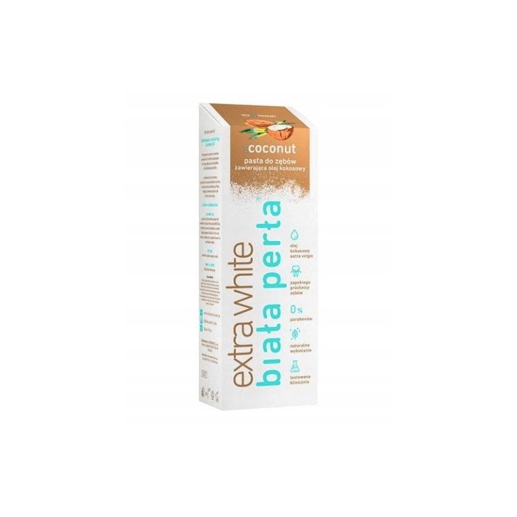 Biała Perła Extra White Toothpaste with Coconut Oil 75 ml