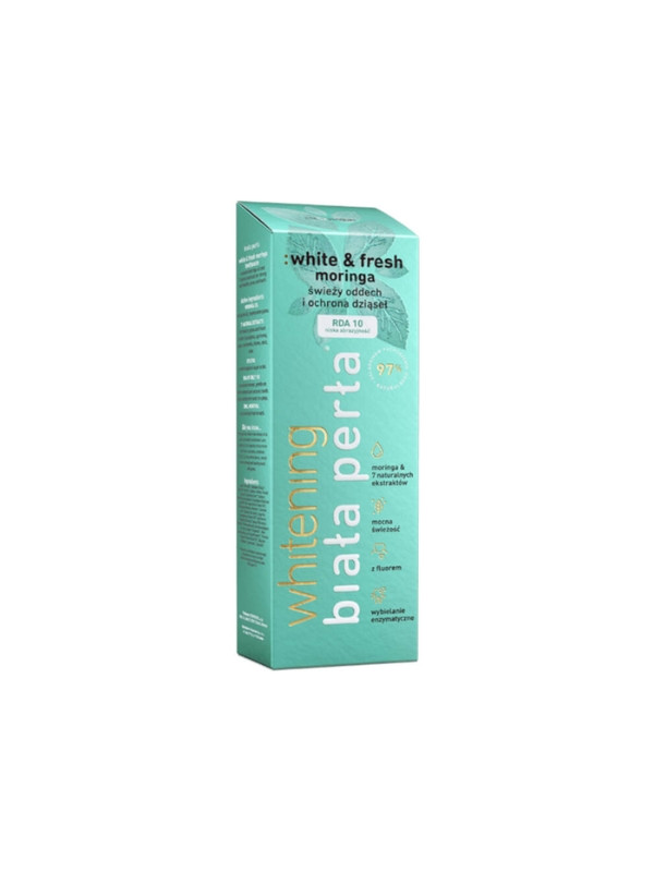 Biała Perła Whitening Tandpasta White & Fresh Moringa 75 ml