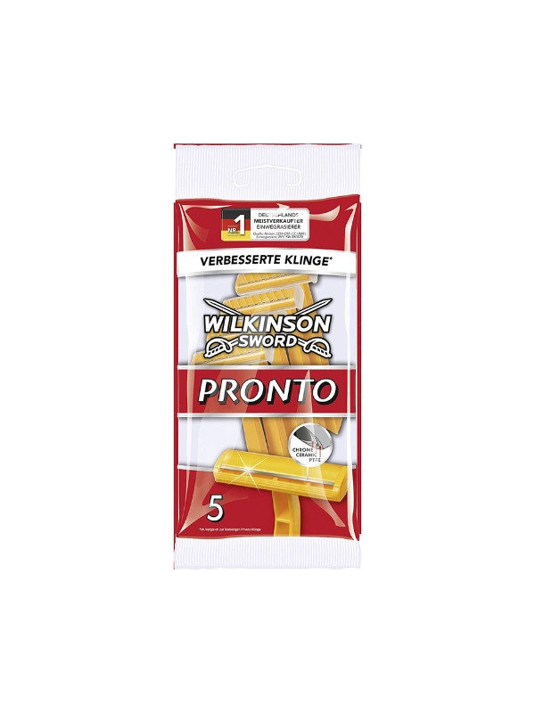 Wilkinson Sword Pronto Disposable Razor for Men 5 Pieces