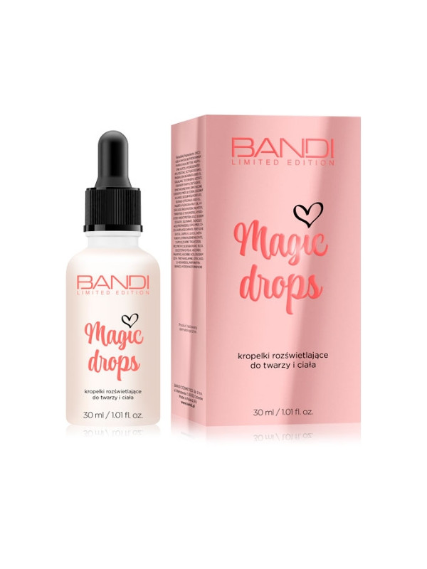 Bandi Magic Drops Verlichtende druppels voor gezicht en lichaam 30 ml