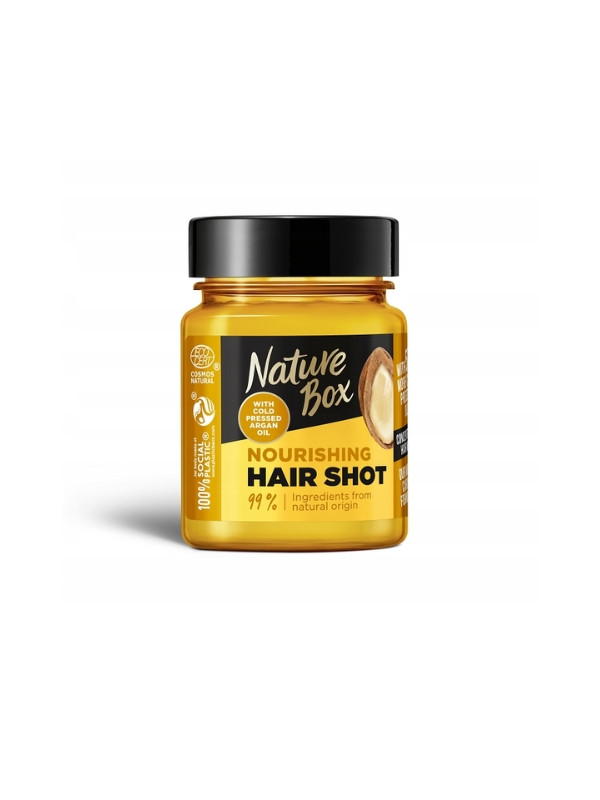 Nature Box Hair Shot Haarmasker met arganolie 60 ml