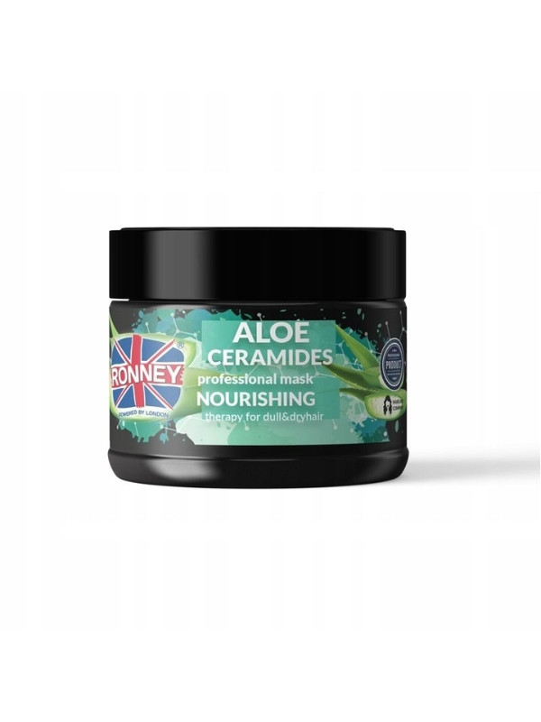 Ronney Aloe Ceramiders Nourishing Mask for dull and dry hair 300 ml