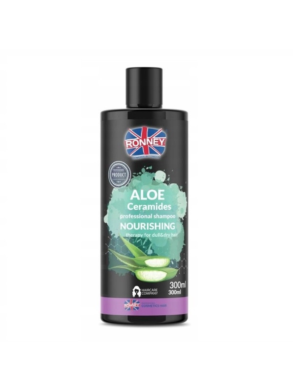 Ronney Aloe Ceramiders Voedende Shampoo voor dof en droog haar 300 ml