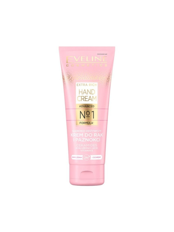 Eveline Extra Rich diep voedende hand- en nagelcrème 75 ml