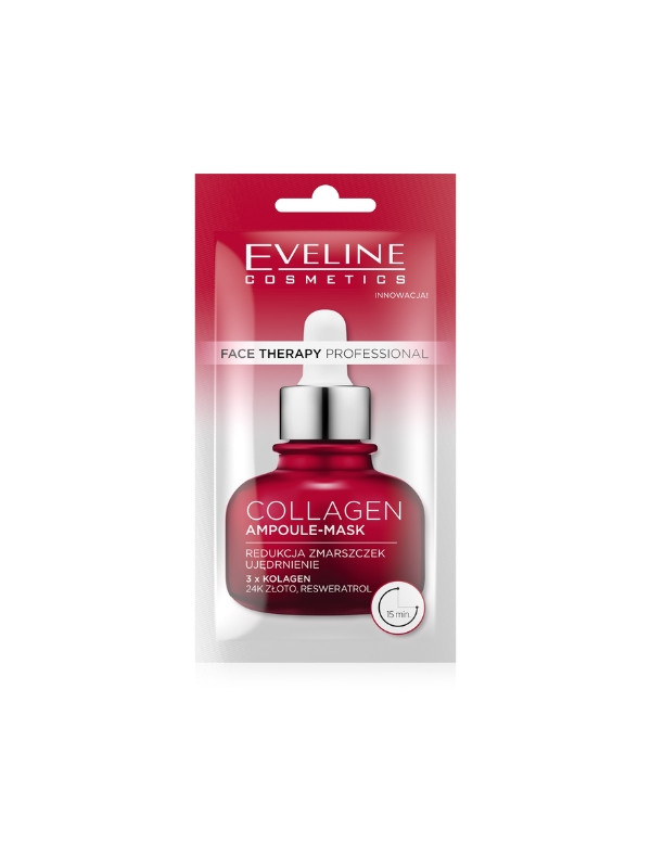 Eveline Face Therapy Professional Gezichtsmasker-ampul met Collageen 8 ml