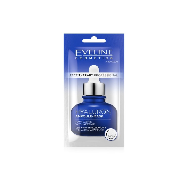 Eveline Face Therapy Professional Gezichtsmasker-ampul met hyaluronzuur 8 ml