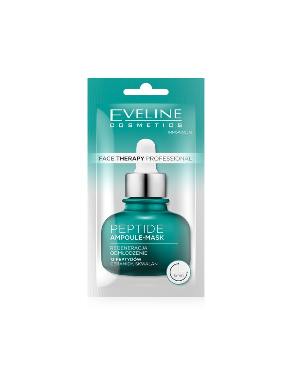 Eveline Face Therapy Professional Ampul gezichtsmasker met Peptiden en Ceramiden 8 ml