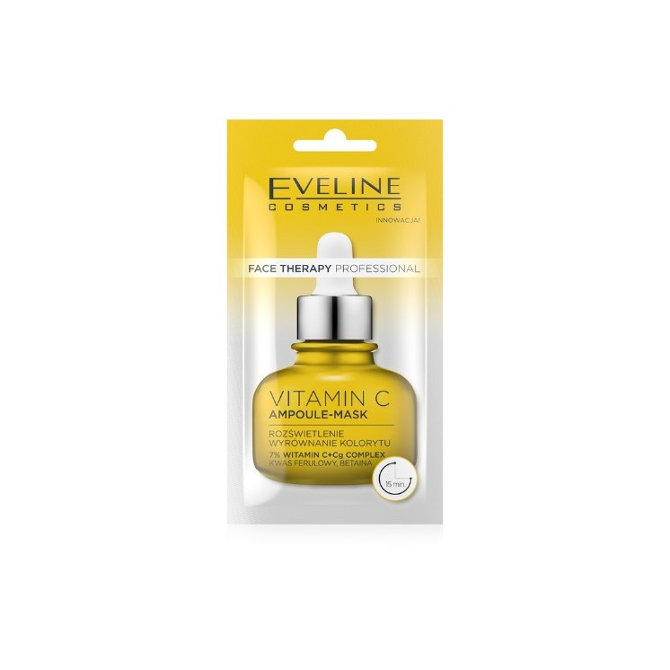 Eveline Face Therapy Professional Gezichtsmasker-ampul met Vitamine C 8 ml