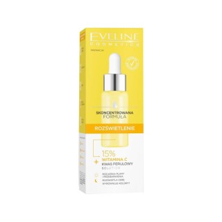 Eveline Concentrated Formula Face Serum for Day and Night Brightening 18 ml